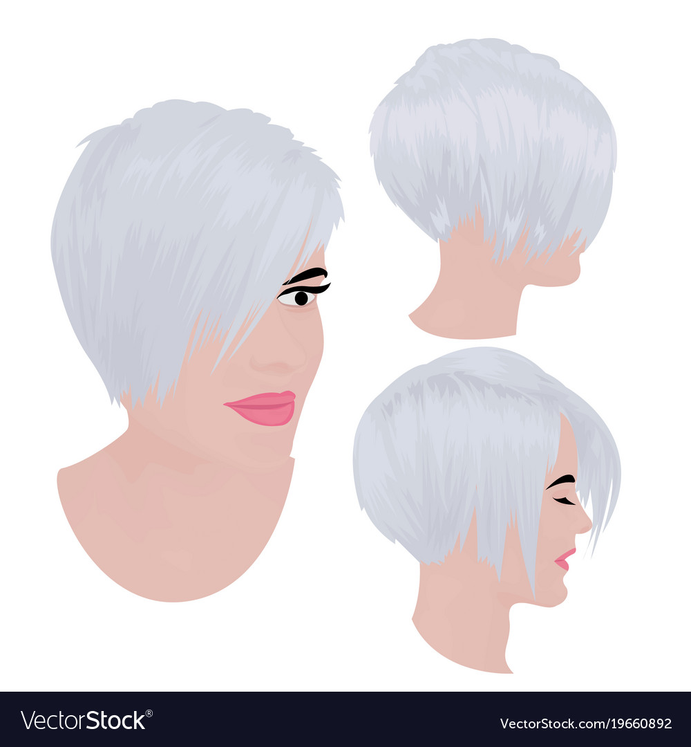 Bob Haircut Royalty Free Vector Image Vectorstock