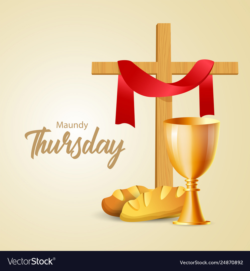 Maundy thursday Royalty Free Vector Image - VectorStock