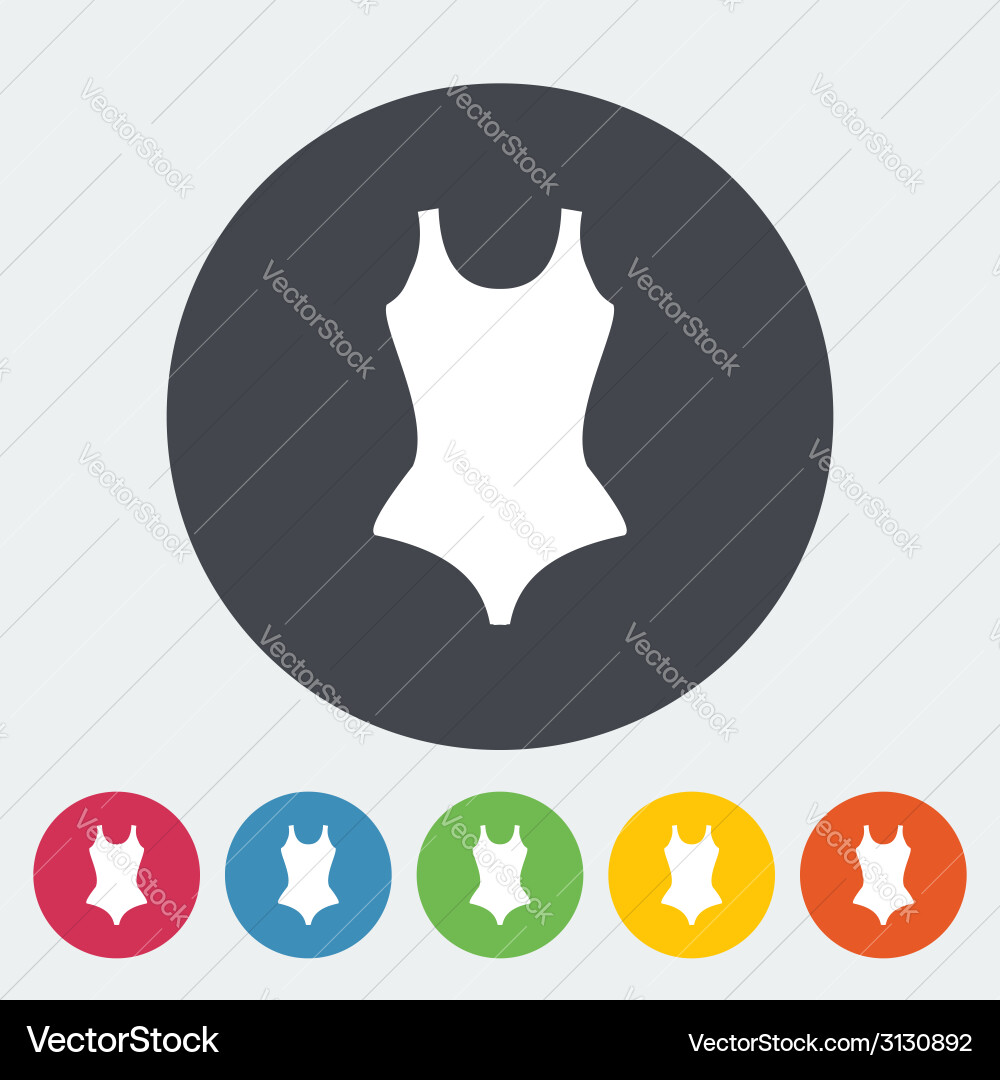Swimsuit icon Royalty Free Vector Image - VectorStock