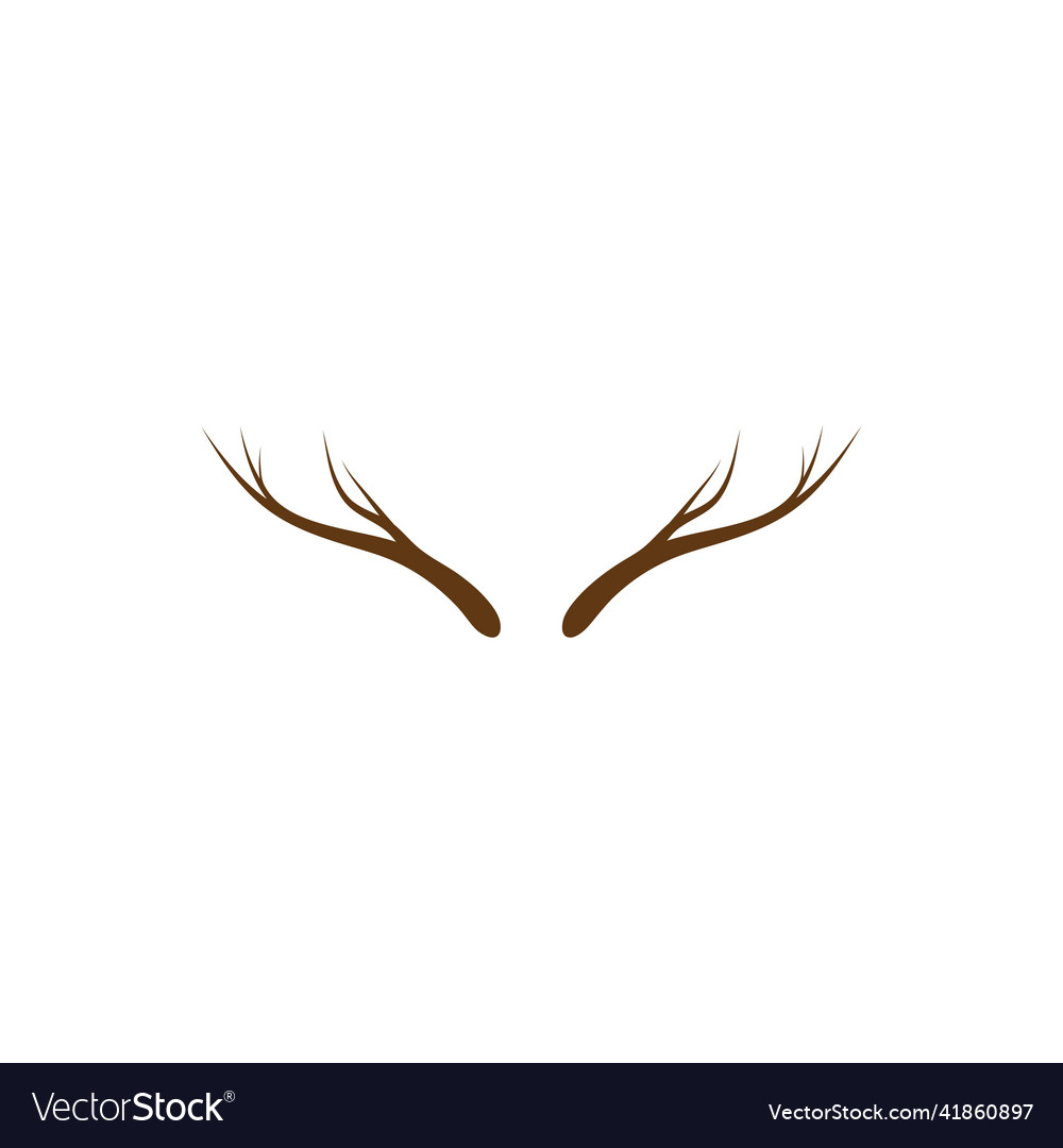 Antler deer Royalty Free Vector Image - VectorStock