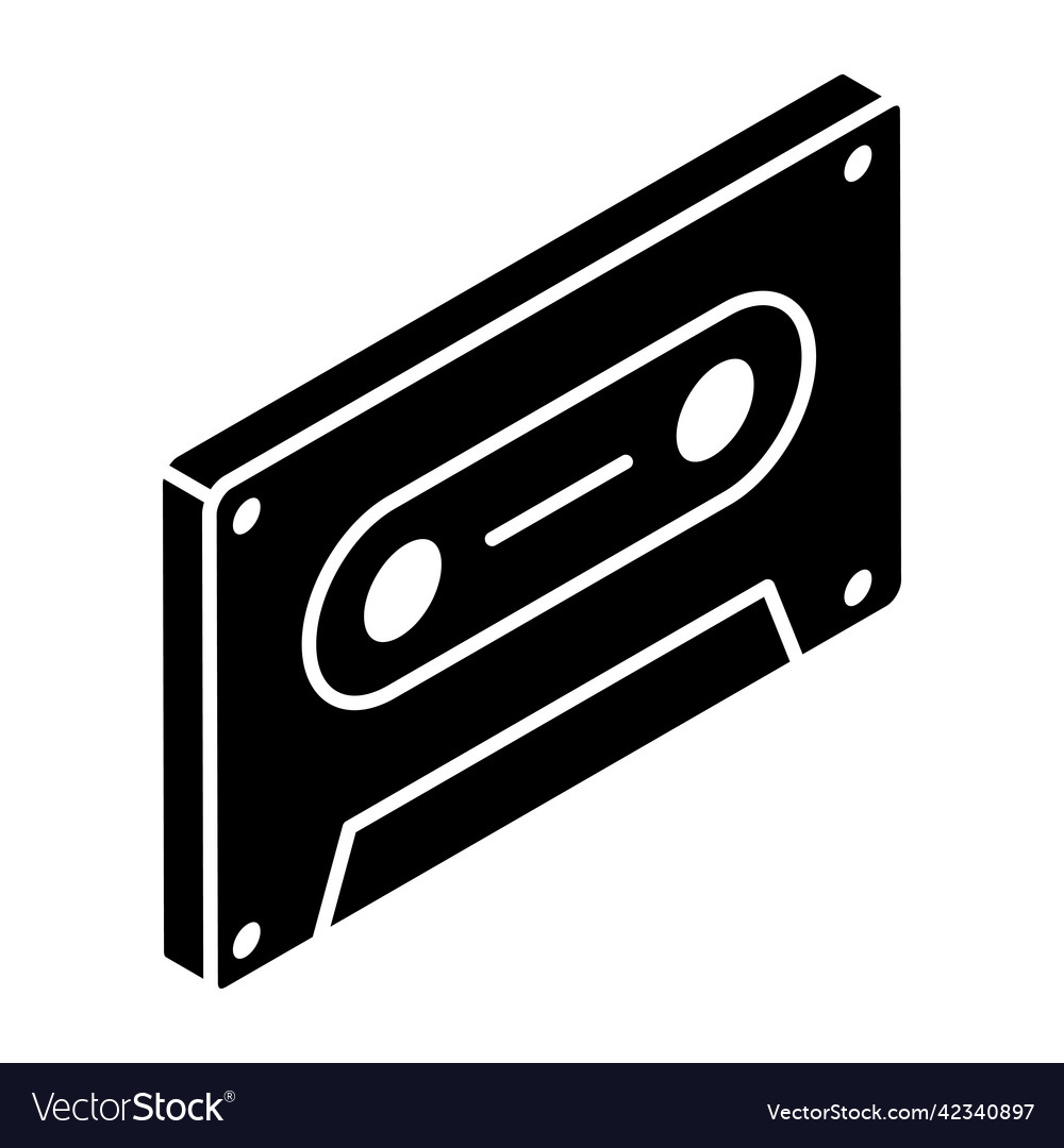 Cassette Royalty Free Vector Image - VectorStock