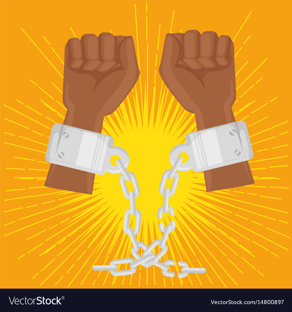 Juneteenth awareness design Royalty Free Vector Image