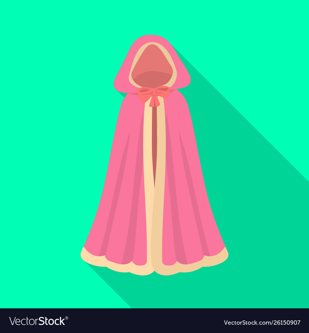 Isolated object cape and princess icon Royalty Free Vector