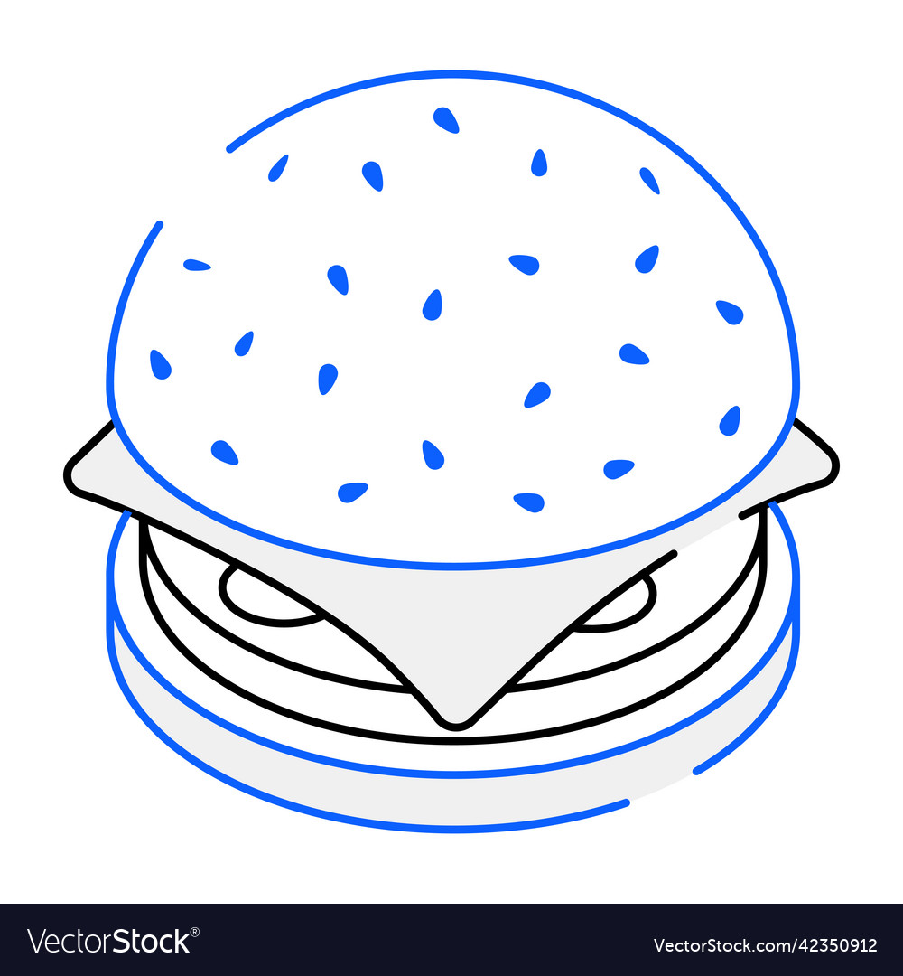 Burger Royalty Free Vector Image - VectorStock