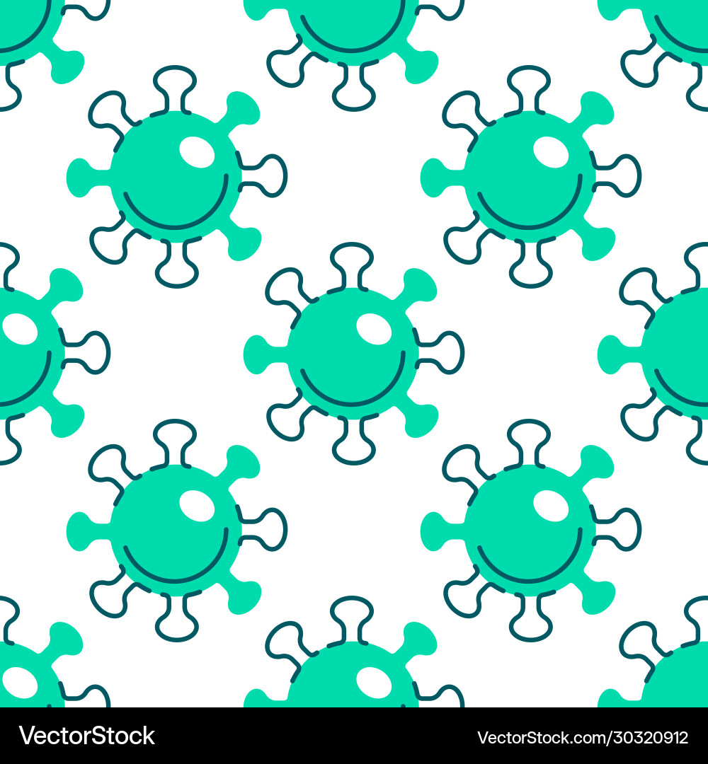 Seamless pattern coronavirus lat Royalty Free Vector Image