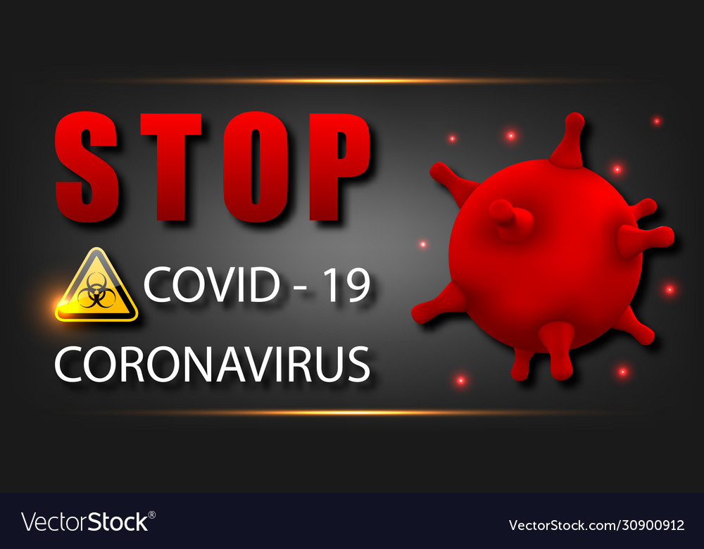 Stop coronavirus covid-19 infection 2019-ncov Vector Image