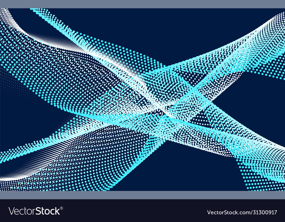 Abstract business background blue and white dots