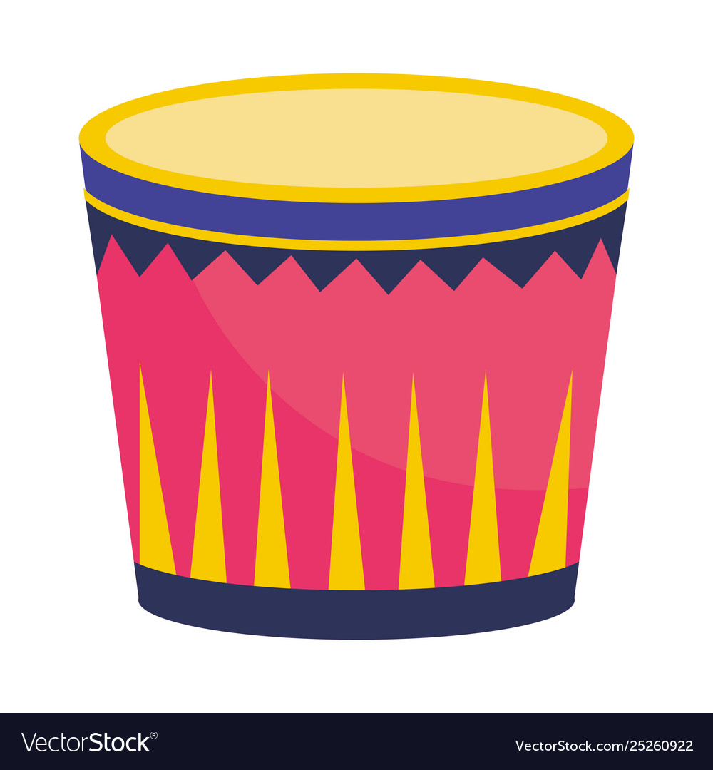 Drum musical instruments Royalty Free Vector Image