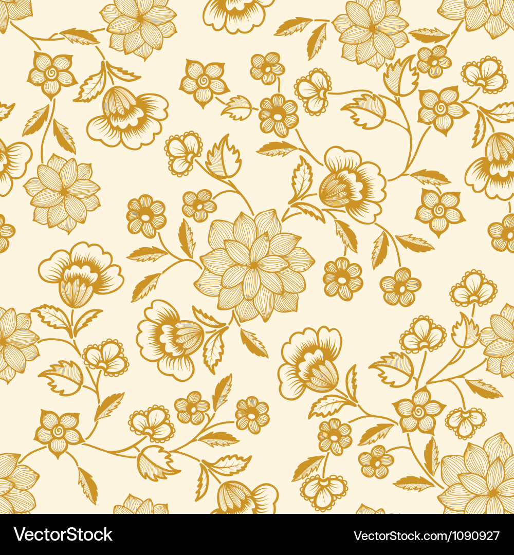 Floral seamless pattern element Royalty Free Vector Image