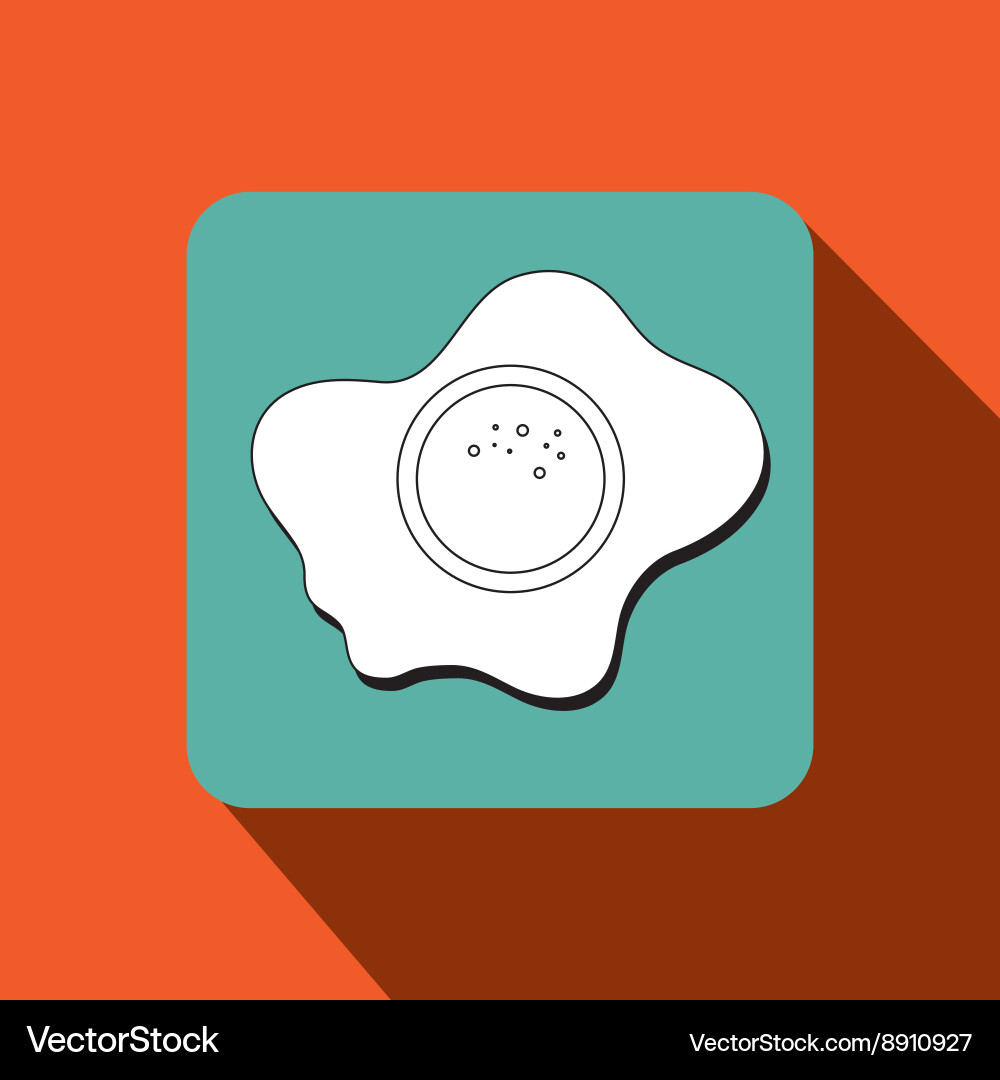 Fried eggs design Royalty Free Vector Image - VectorStock