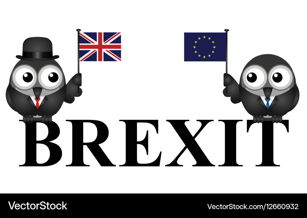 Uk exit from european union Royalty Free Vector Image