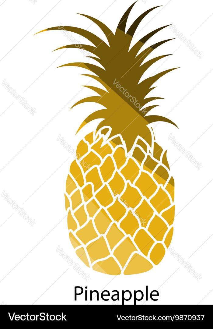 Pineapple icon Royalty Free Vector Image - VectorStock