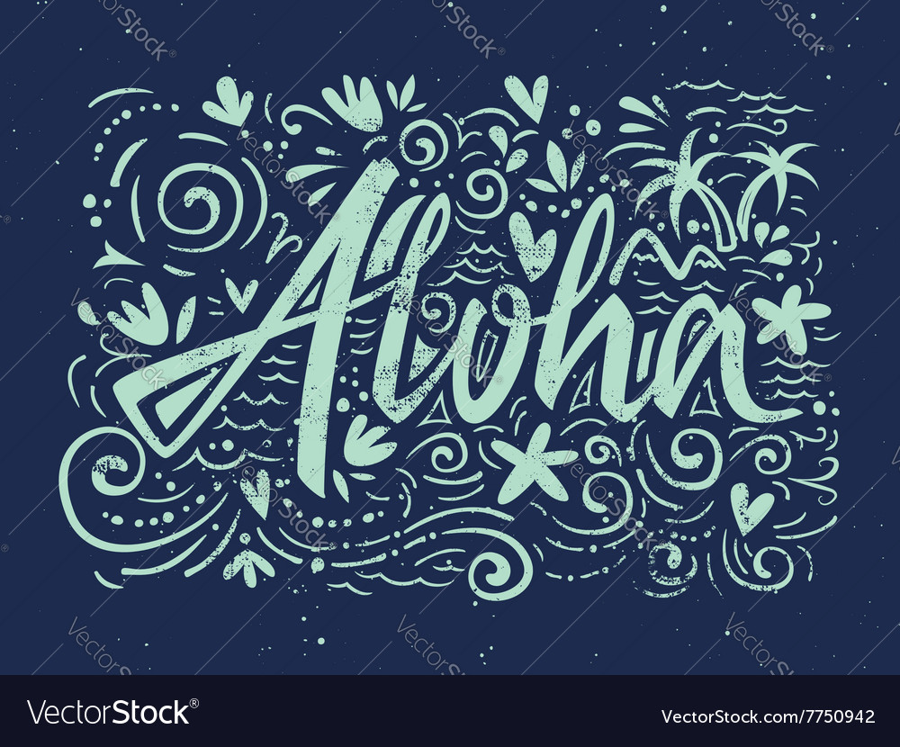 Aloha Shirts To Print Royalty Free Vector Image