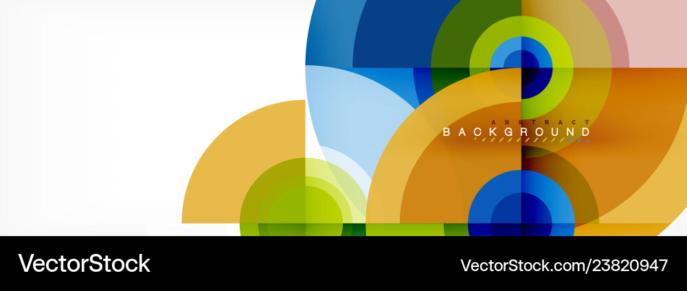 Circle composition geometric minimal Royalty Free Vector
