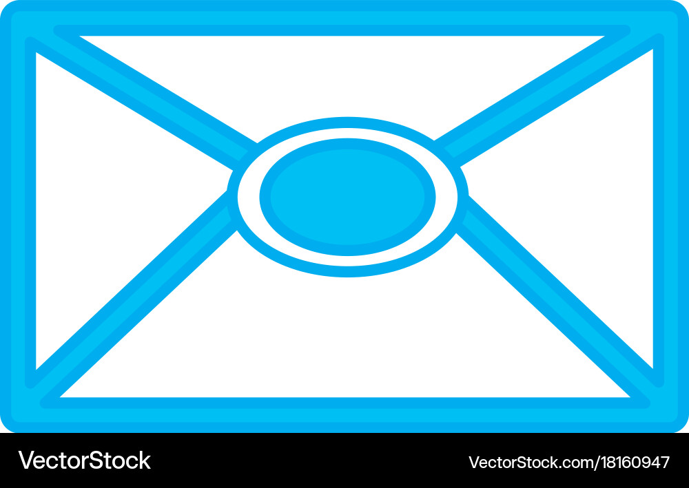 Email or mail symbol Royalty Free Vector Image