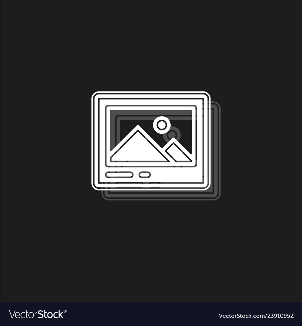 Simple pictures icon Royalty Free Vector Image