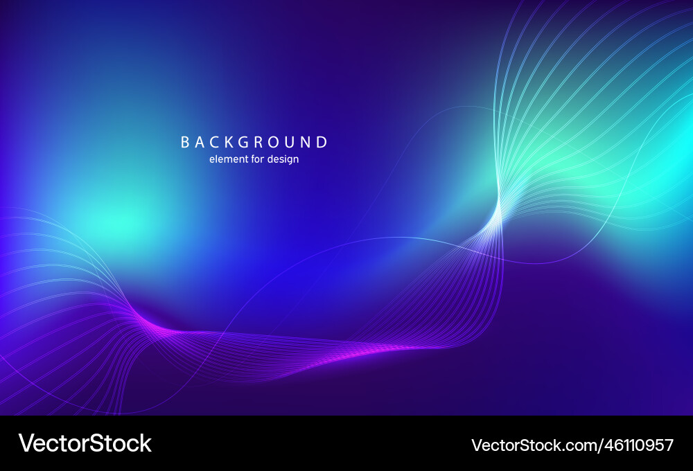Abstract background wave element for design Vector Image