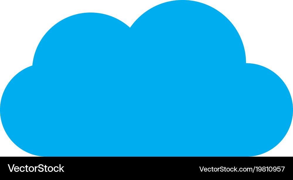 Cloud logo template Royalty Free Vector Image - VectorStock