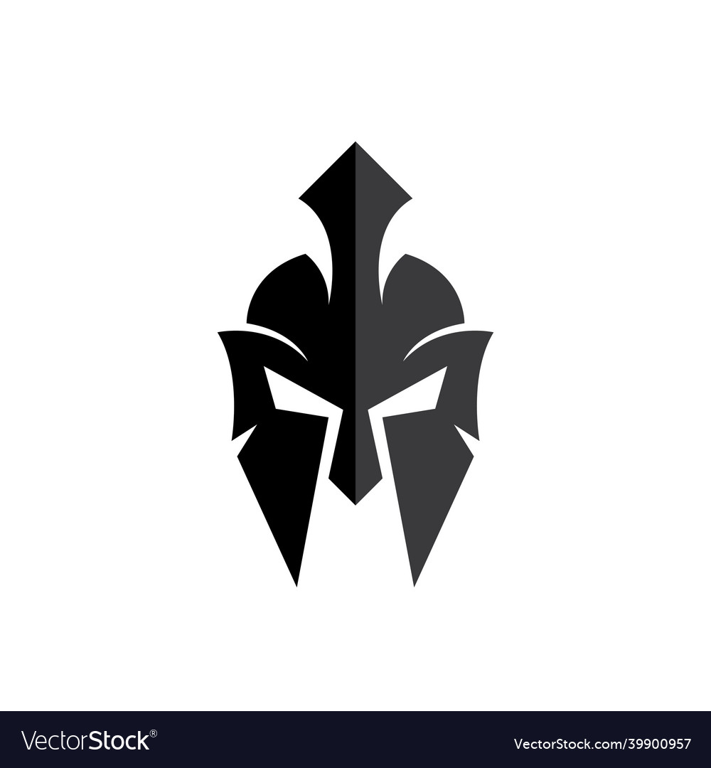 Mask gladiator template Royalty Free Vector Image