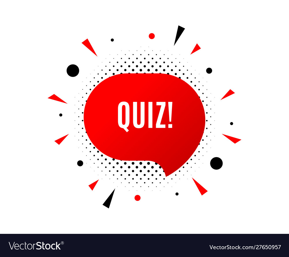 Quiz symbol answer question sign Royalty Free Vector Image