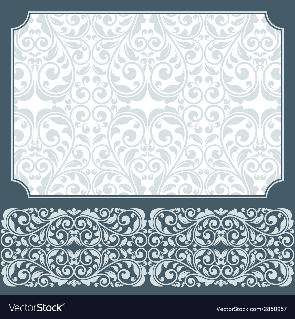 Vintage Greeting Card Royalty Free Vector Image