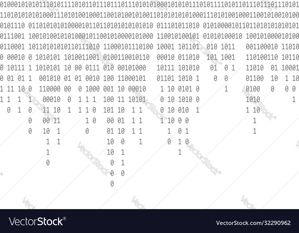 Binary code Royalty Free Vector Image - VectorStock