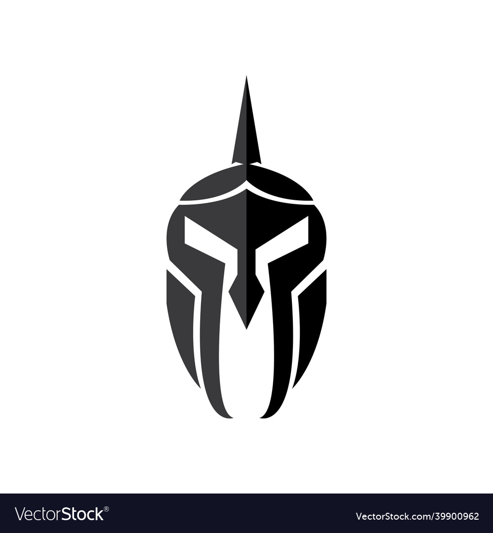 Mask gladiator template Royalty Free Vector Image