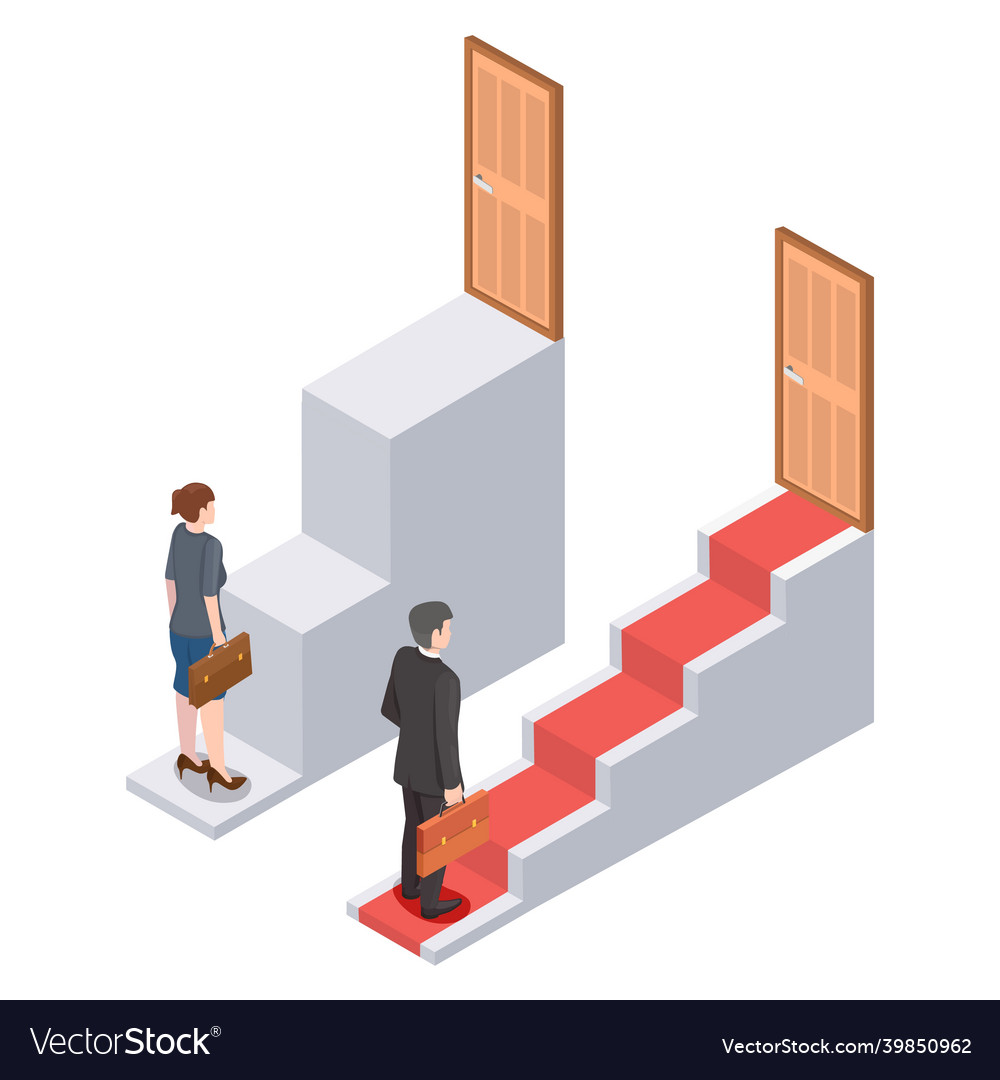 Sexism gender discrimination injustice Royalty Free Vector Sexism gender discrimination injustice Royalty Free Vector
