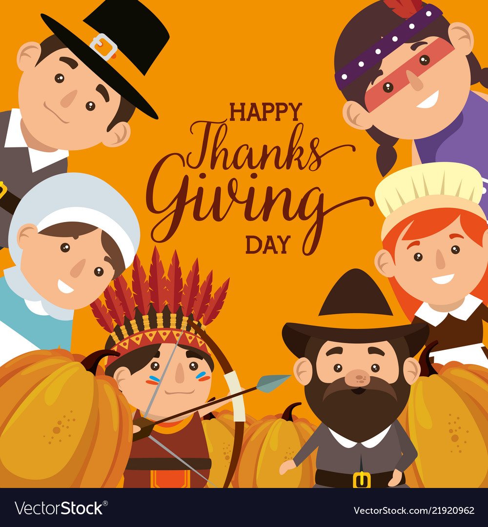 thanks giving card with