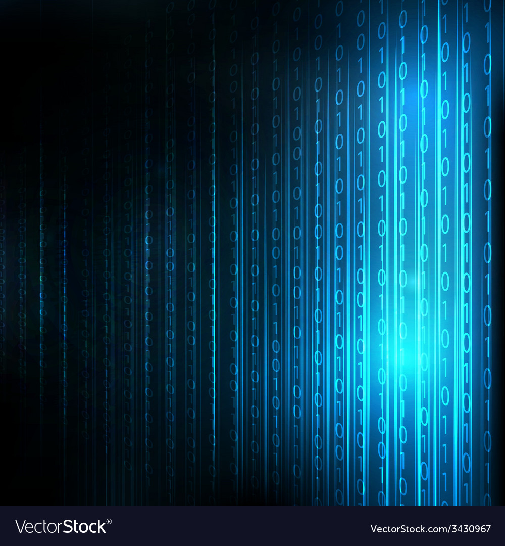 Binary code Royalty Free Vector Image - VectorStock