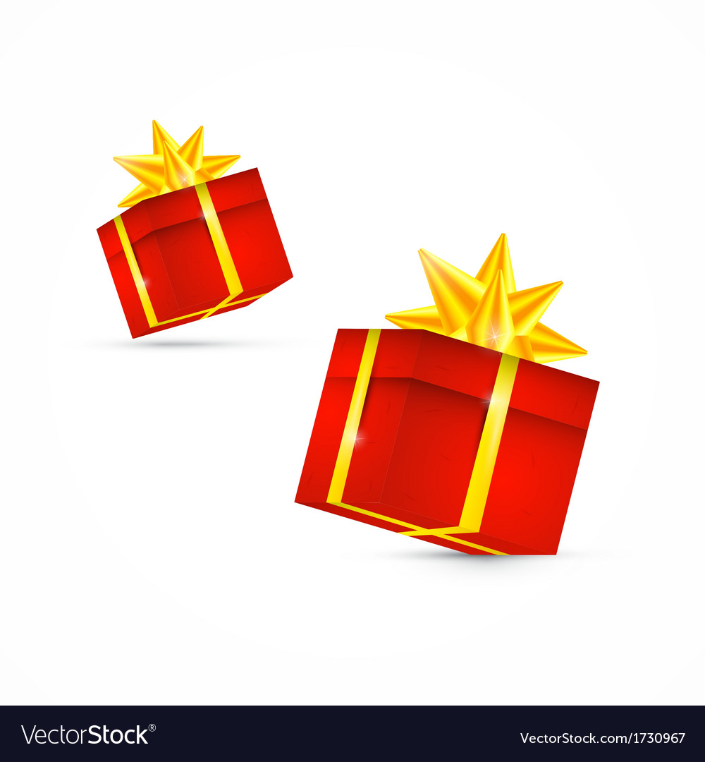 Red Present Box Gift Set Royalty Free Vector Image choose-your-coffee-box-gift-set-new-orleans-roast