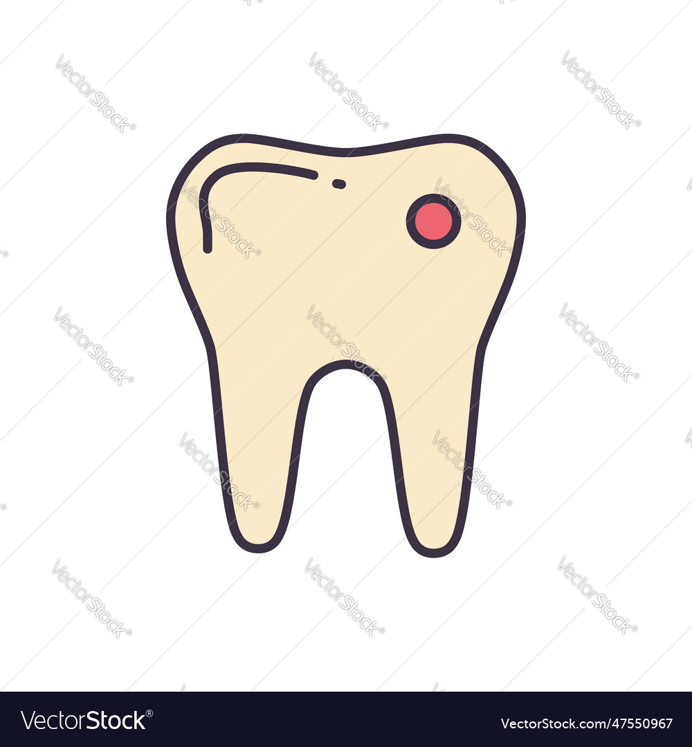 Tooth related icon Royalty Free Vector Image - VectorStock