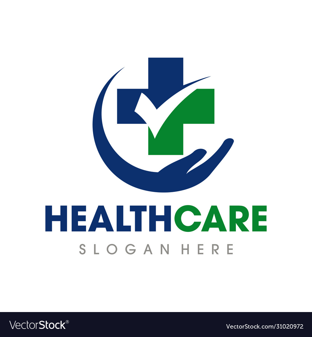 Medical and health care logo Royalty Free Vector Image