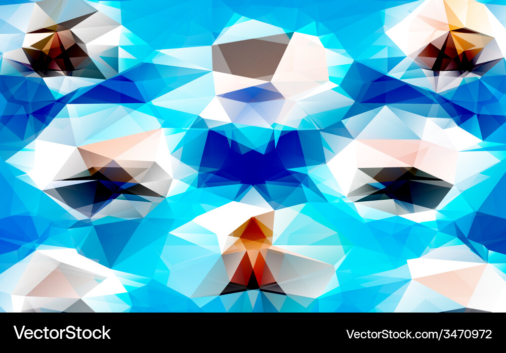 Triangle background pattern of geometric shapes Vector Image