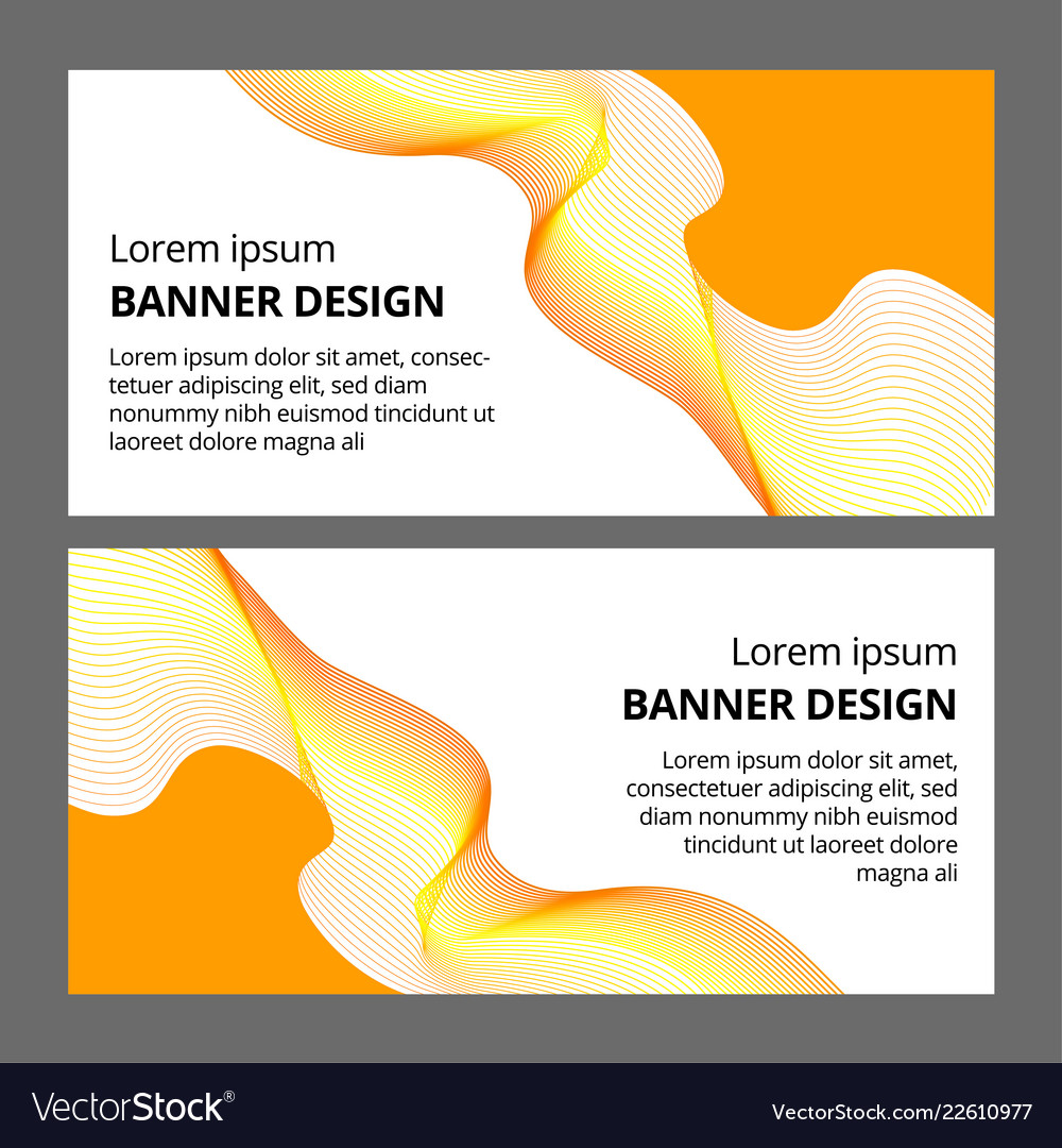 Abstract Modern Banner Background Design Vector Image