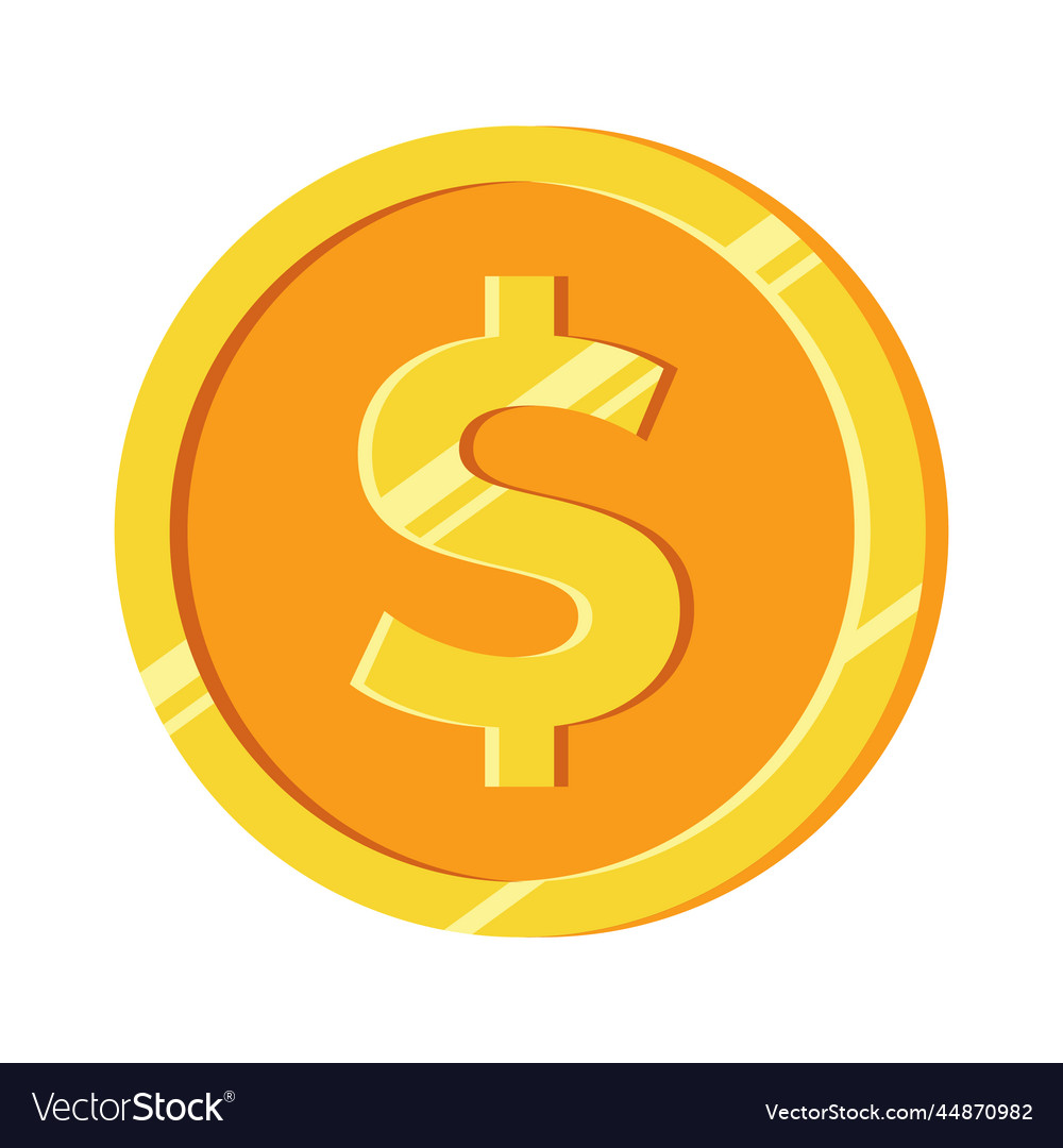 Coin icon Royalty Free Vector Image - VectorStock