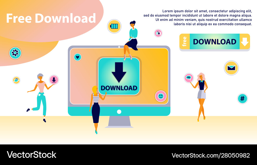 Free Download Concept Banner With Stream Or Vector Image