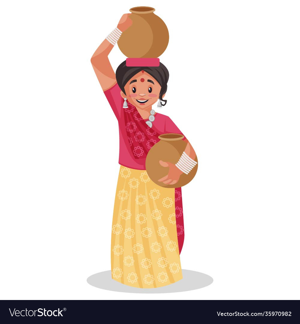 traditional dress rajasthani cartoon images