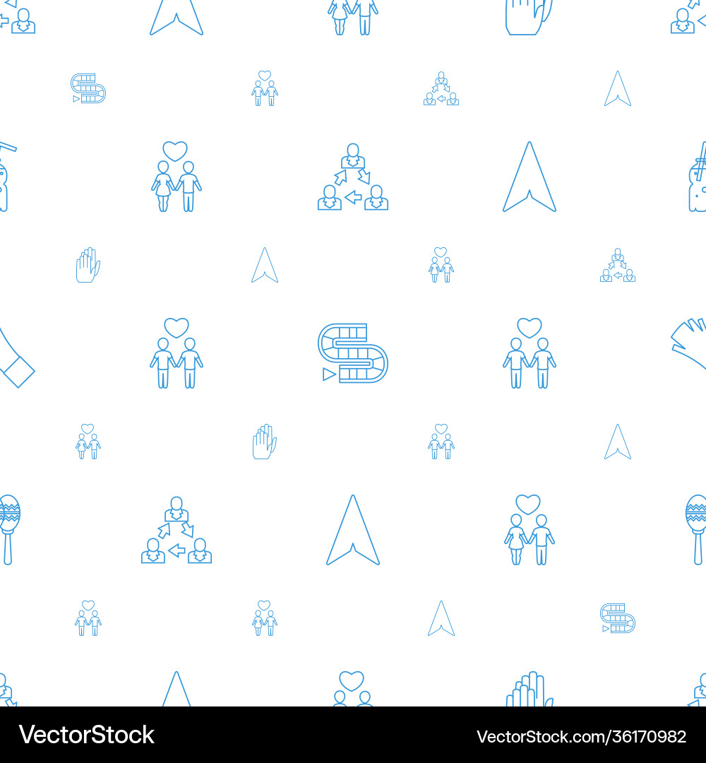 Two icons pattern seamless white background Vector Image