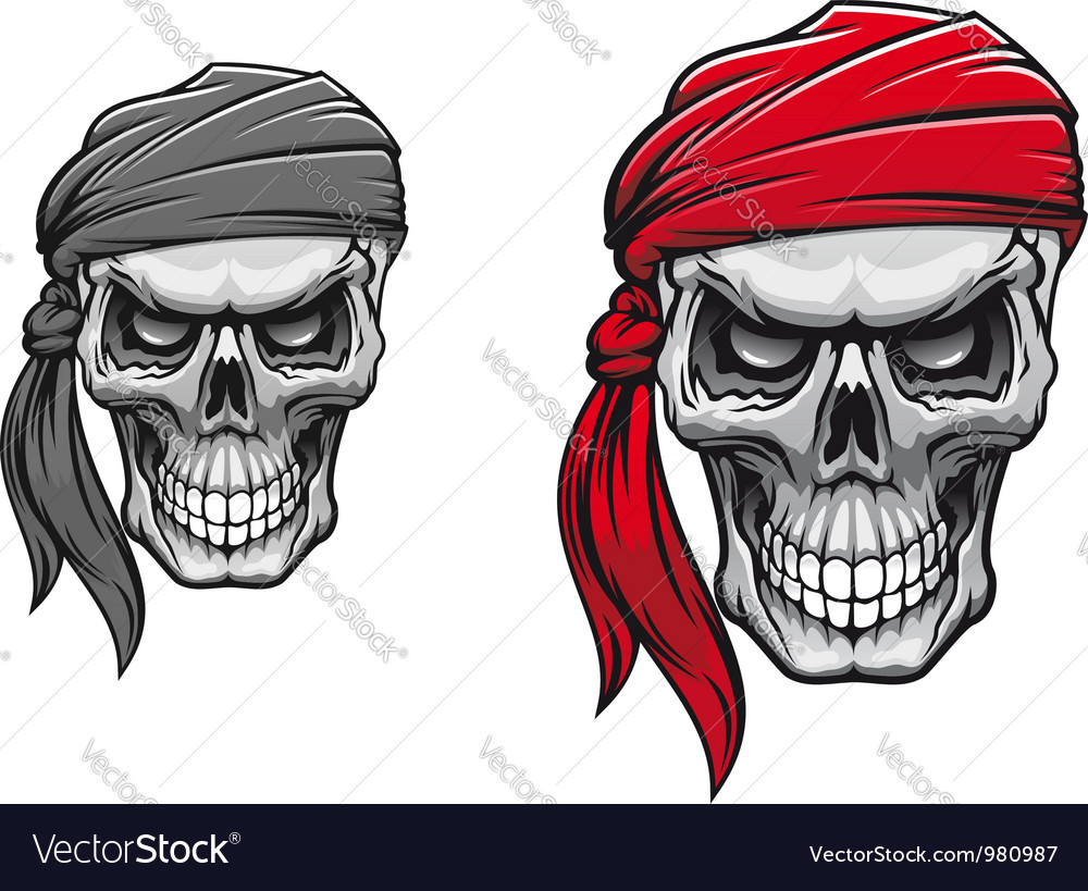 Danger pirate skull