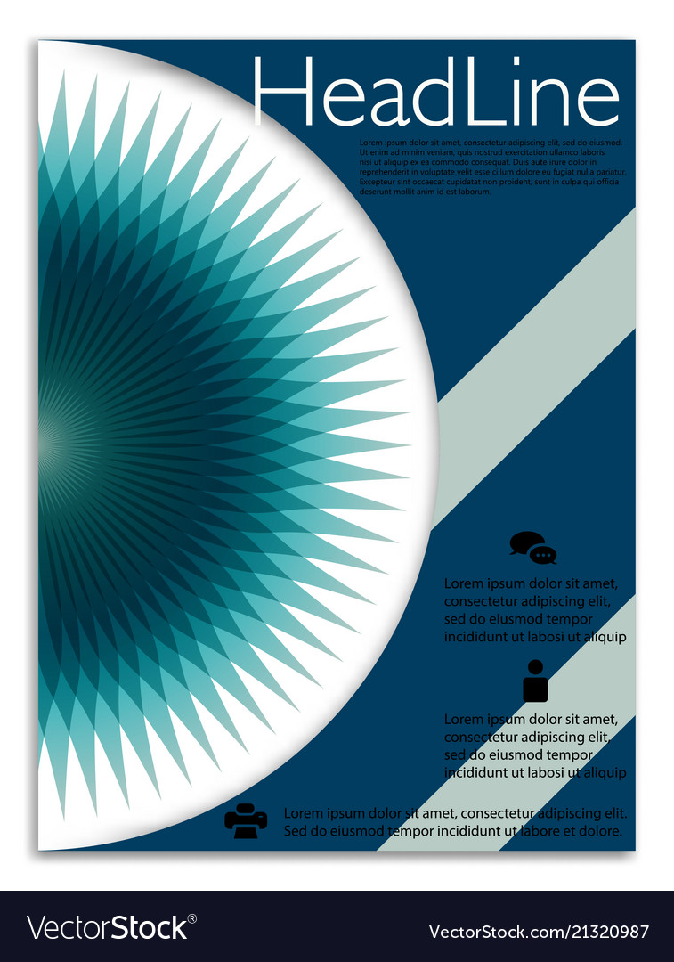Infographics In Brochures For Minimalist Design Vector Image