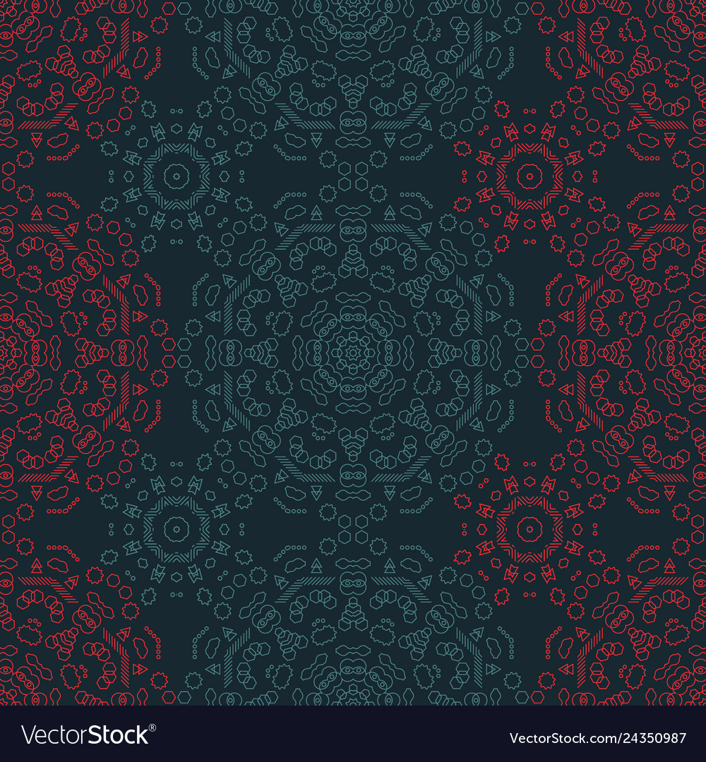 Modern computer age shapes seamless pattern Vector Image