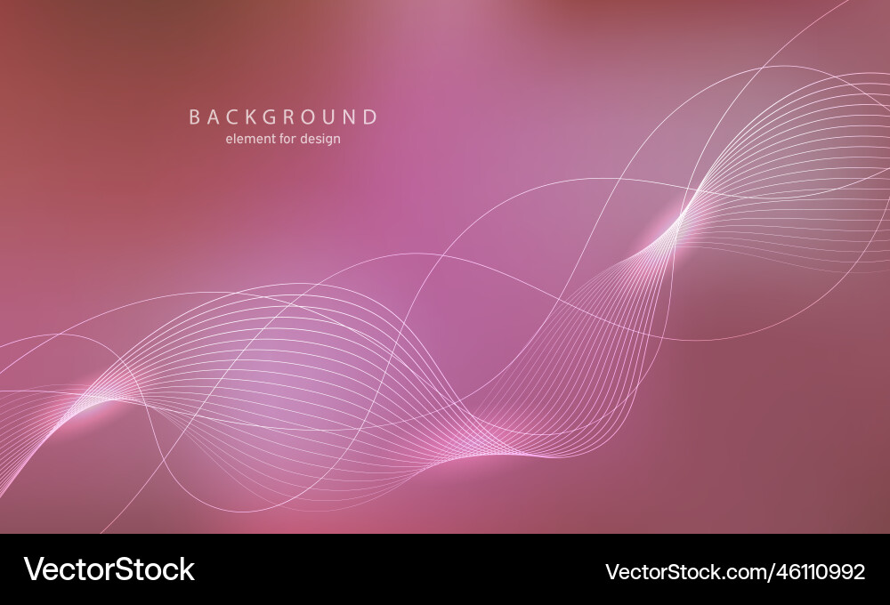 Abstract background wave element for design Vector Image