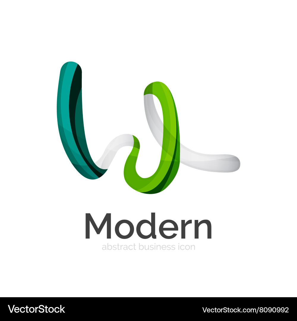 Ribbon logo Royalty Free Vector Image - VectorStock