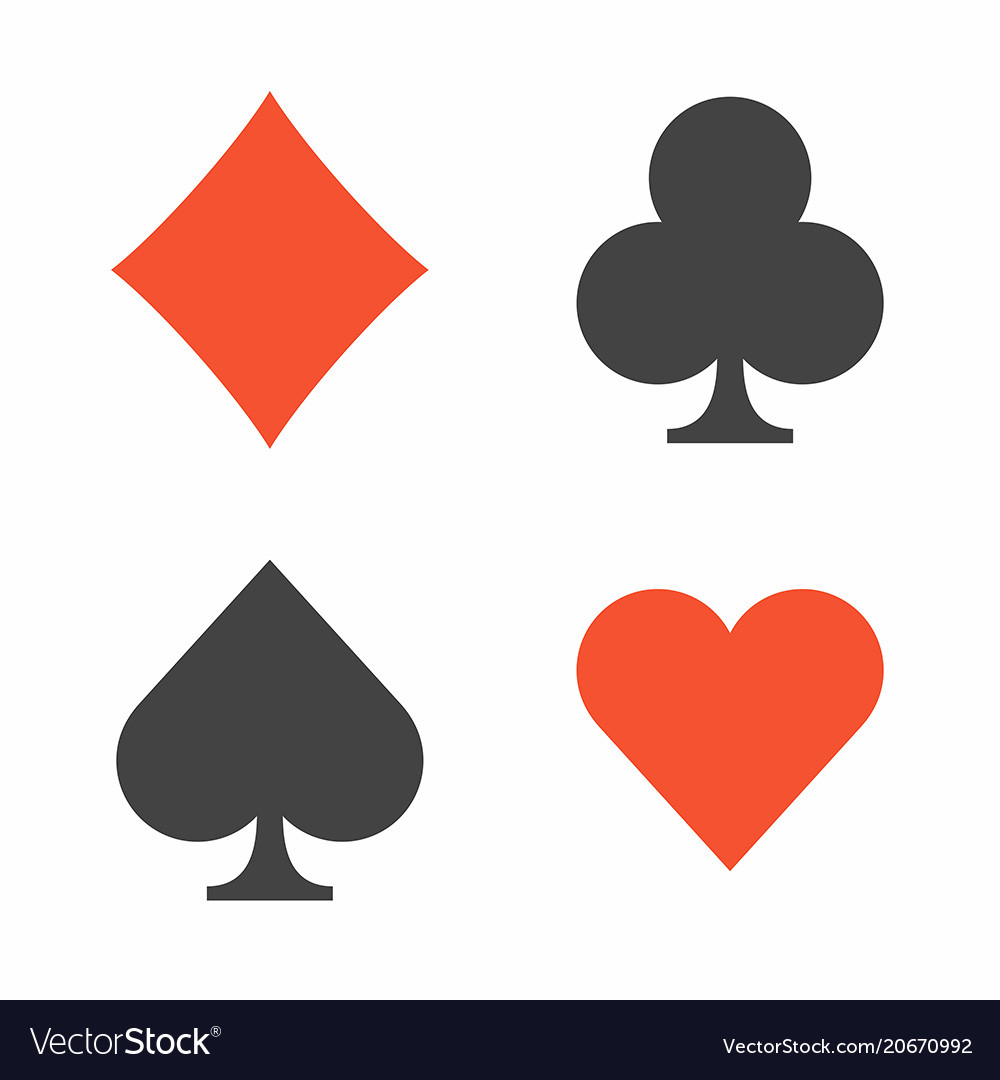 Suit of playing cards Royalty Free Vector Image