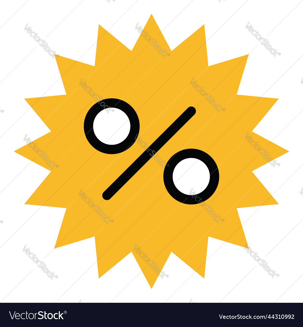 Supermarket sales on a white background Royalty Free Vector