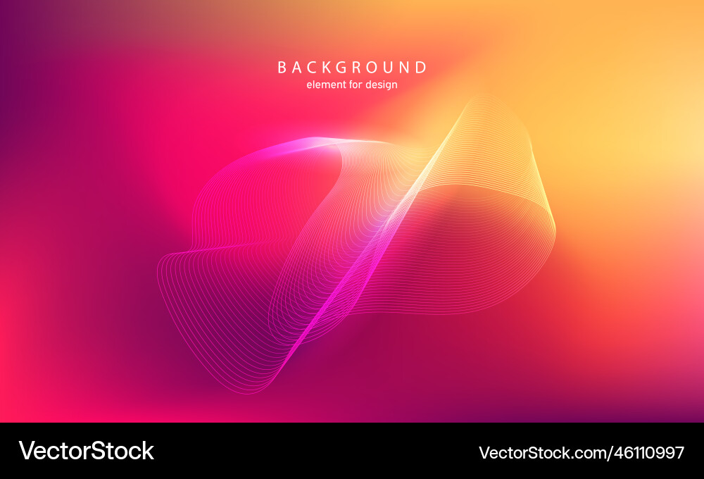 Abstract background wave element for design Vector Image