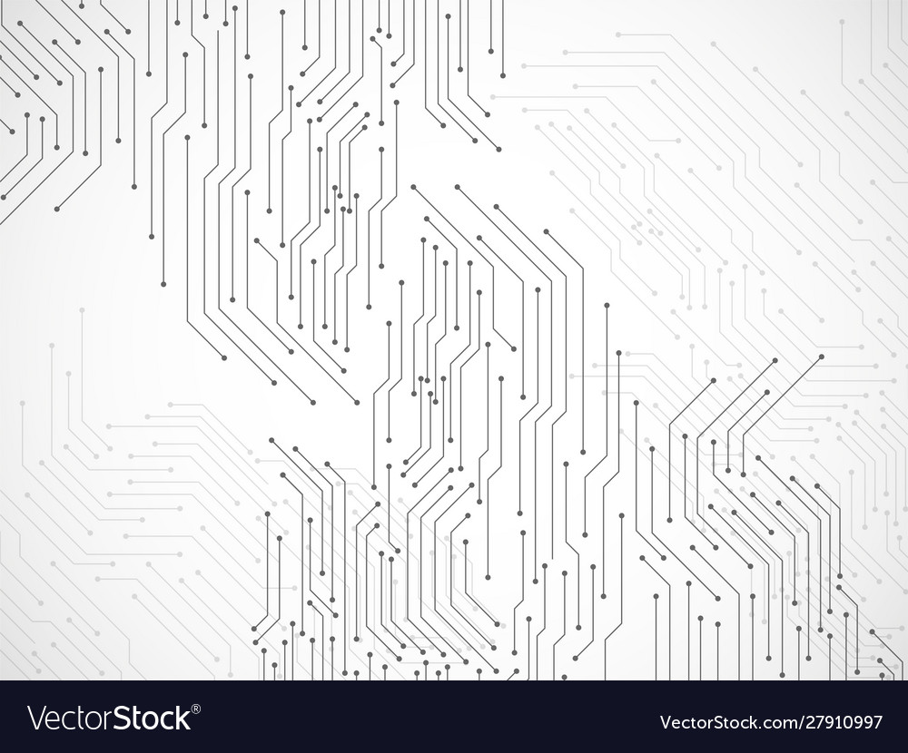 Abstract background with circuit board technology Vector Image