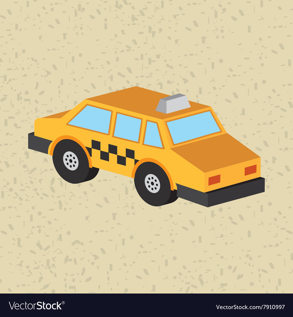 Isometrics car icon design Royalty Free Vector Image