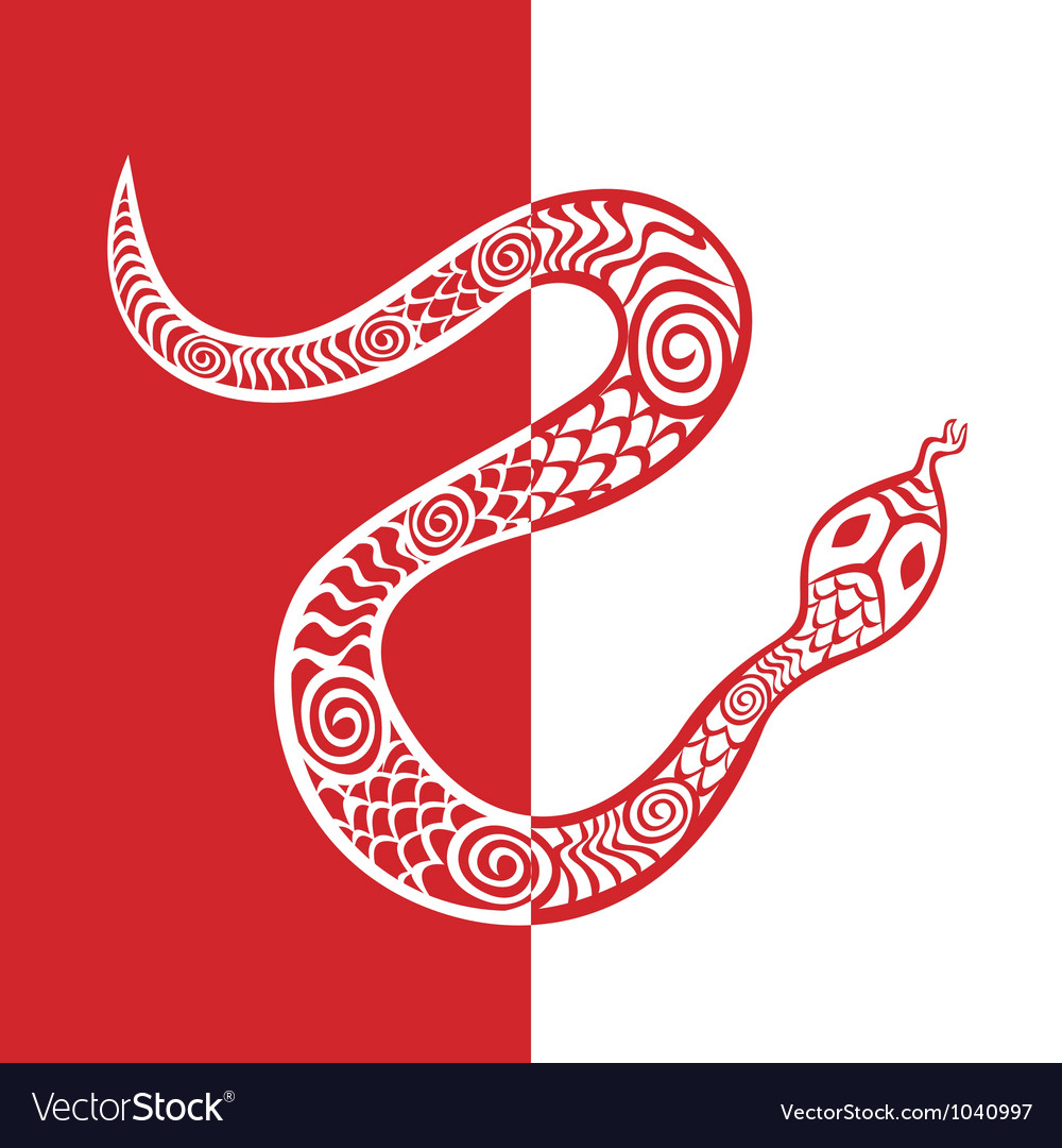 Patterned snake background